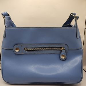Tommy Hilfiger Sky Blue small over the shoulder purse casual 90s.  Pre-Loved